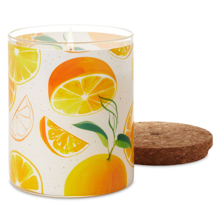 Hallmark Orange And Vanilla Bean Scented 2-Wick Jar Candle 14.5 Oz