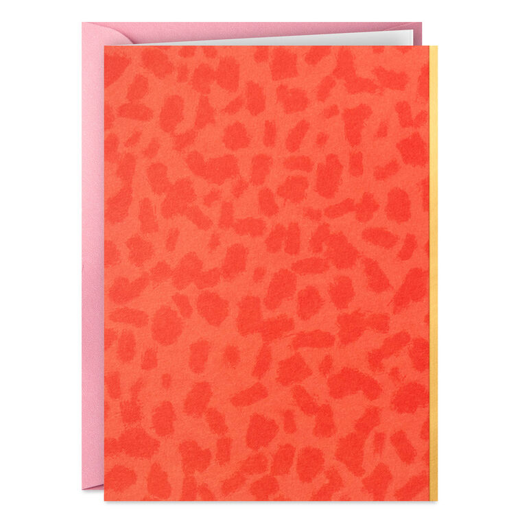 Hallmark Orange Animal Print Blank Notes Mini Pack Set Of 5