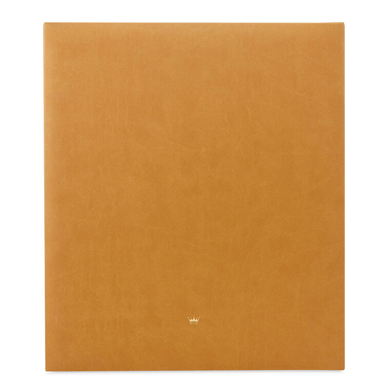 Hallmark Our Family Gold On Tan Refillable Photo Album