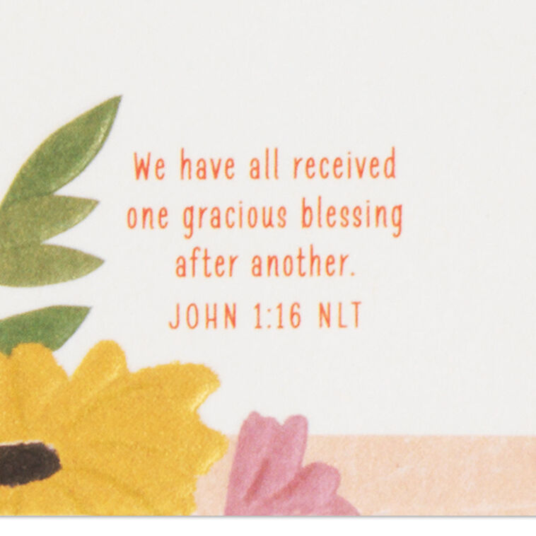 Hallmark Our Family Is Blessed By You Religious Thanksgiving Card For Mom