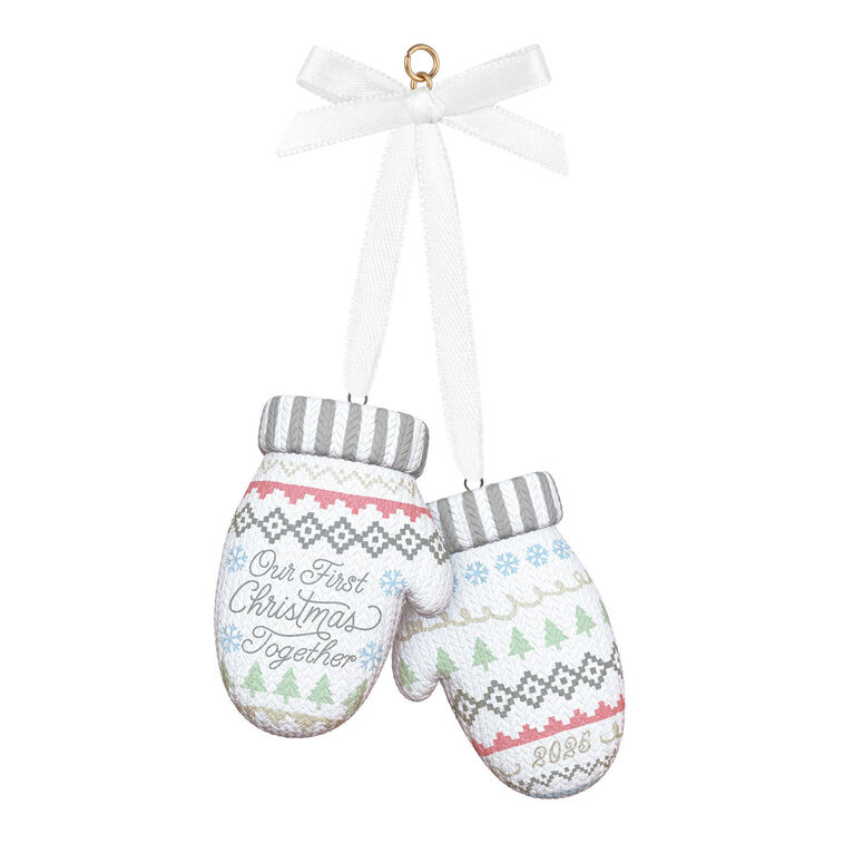 hallmark Our First Christmas Together 2025 Porcelain Ornament