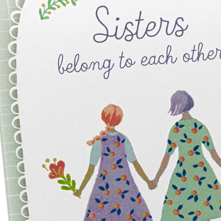 Hallmark Our Hearts Keep Us Close Birthday Card For Sister