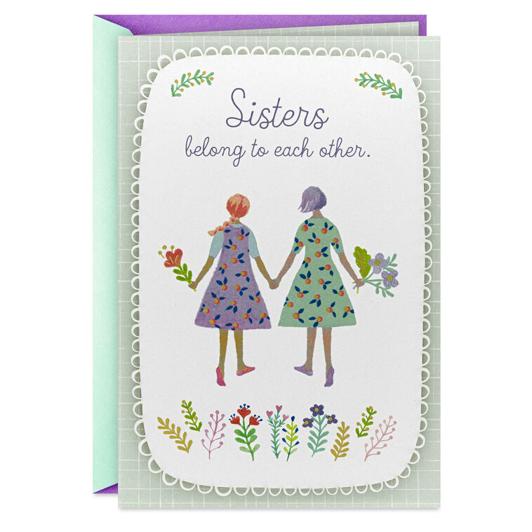hallmark Our Hearts Keep Us Close Birthday Card for Sister