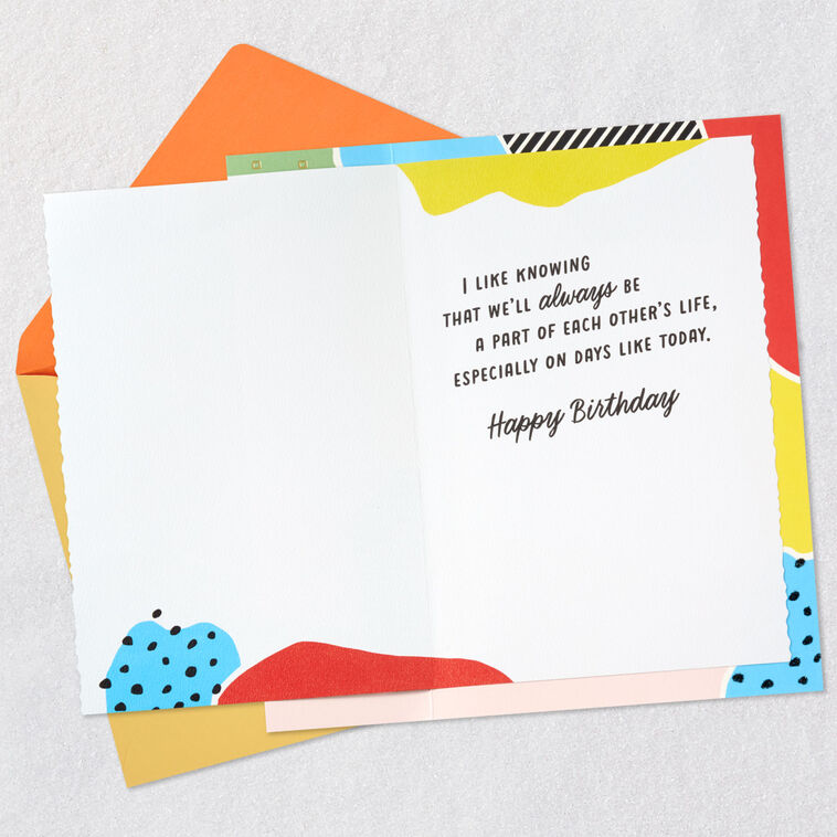 Hallmark Our Kind Of Family Abstract Shapes Birthday Card