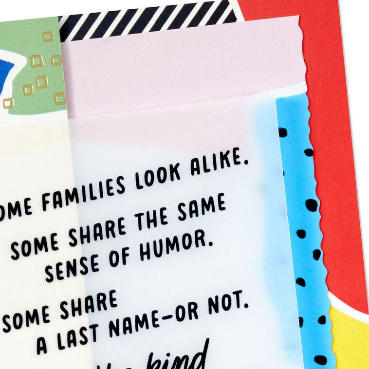 Hallmark Our Kind Of Family Abstract Shapes Birthday Card