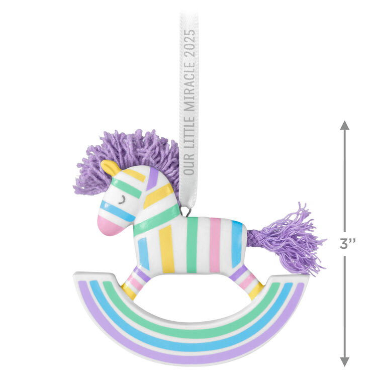 Hallmark Our Little Miracle 2025 Porcelain Ornament
