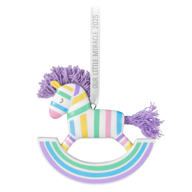 hallmark Our Little Miracle 2025 Porcelain Ornament