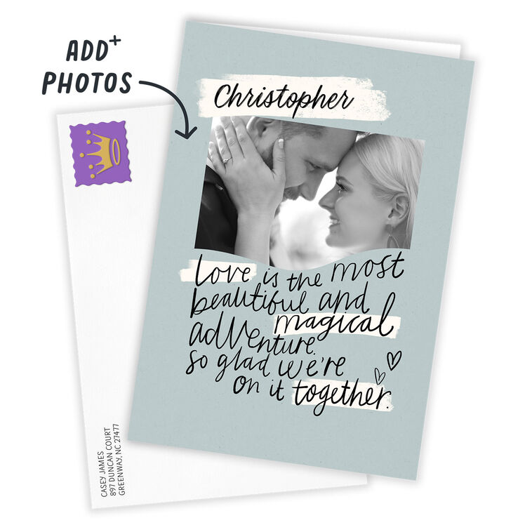 Hallmark Our Love Is An Adventure Custom Birthday Card