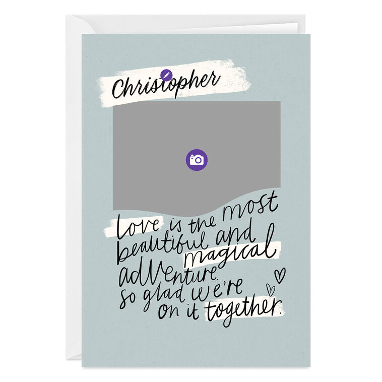 Hallmark Our Love Is An Adventure Custom Birthday Card