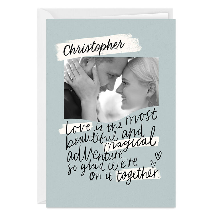 hallmark Our Love Is an Adventure Custom Birthday Card