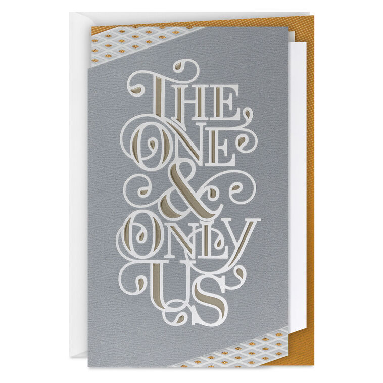hallmark Our Love Is Once in a Lifetime Romantic Anniversary Card