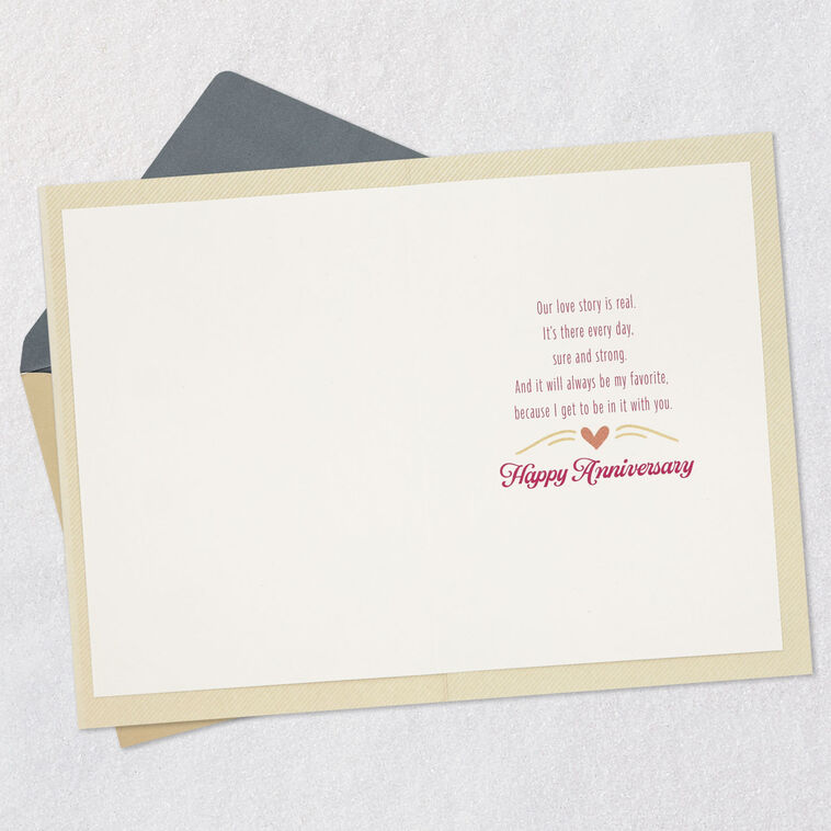 Hallmark Our Love Story Is Real Anniversary Card From Her To Her
