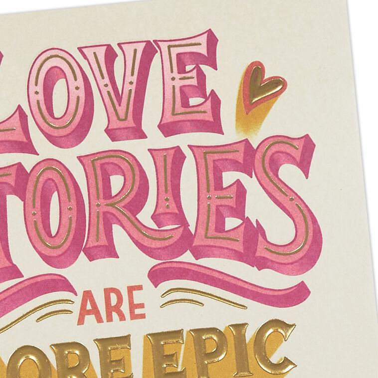 Hallmark Our Love Story Is Real Anniversary Card From Her To Her