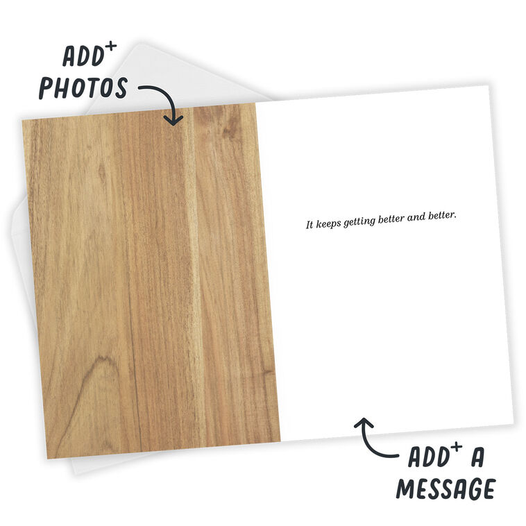 Hallmark Our Love Story Letter Board Custom Love Card