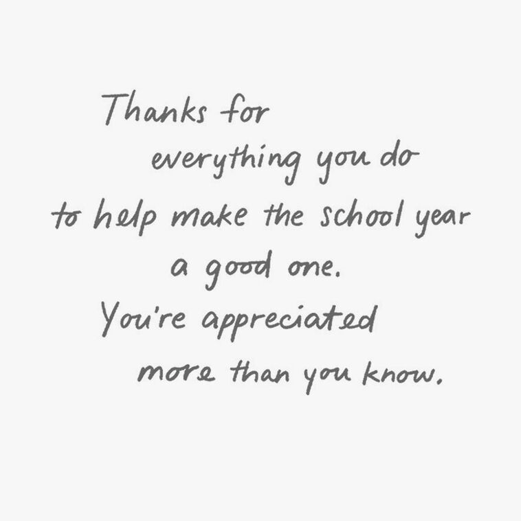 Hallmark Our School Is Lucky To Have You Thank You Card