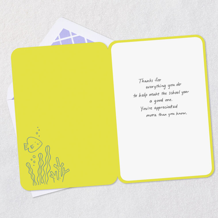 Hallmark Our School Is Lucky To Have You Thank You Card