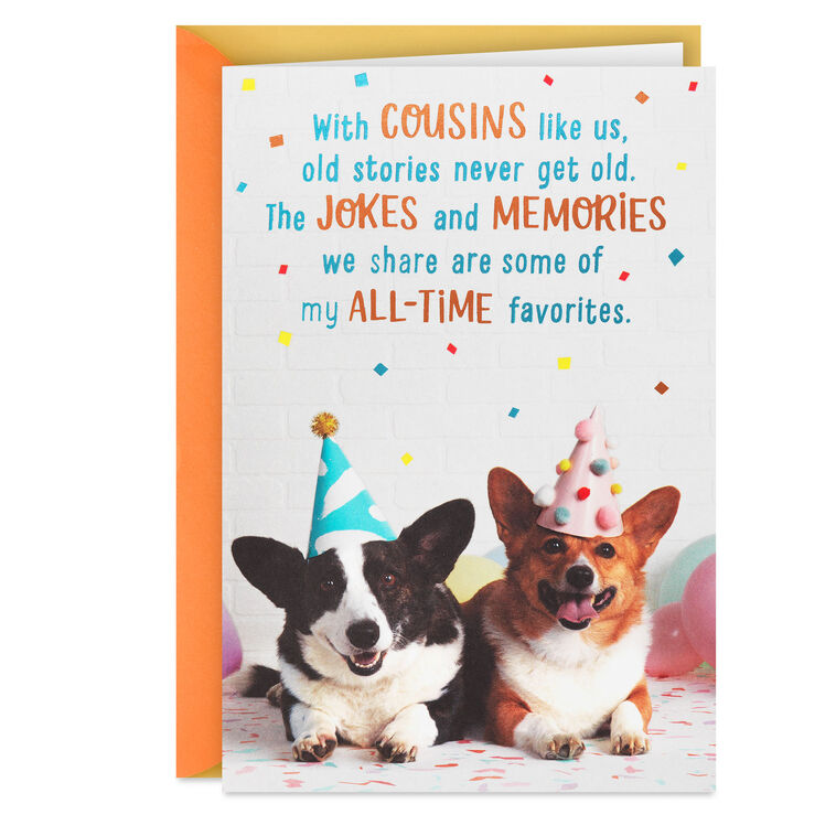 hallmark Our Stories Never Get Old Birthday Card for Cousin