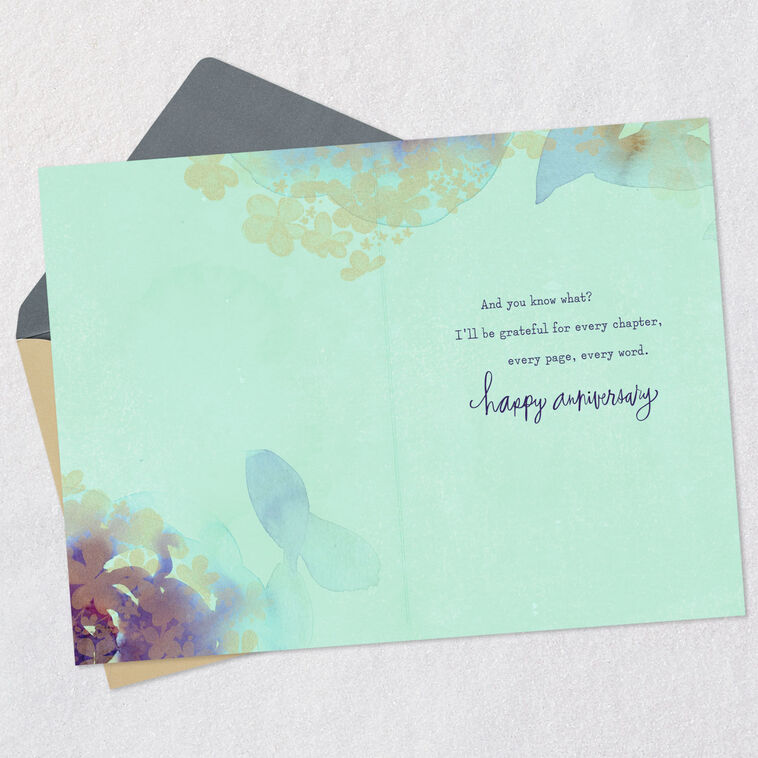 Hallmark Our Story Is Full Of A Lot Of Love Anniversary Card