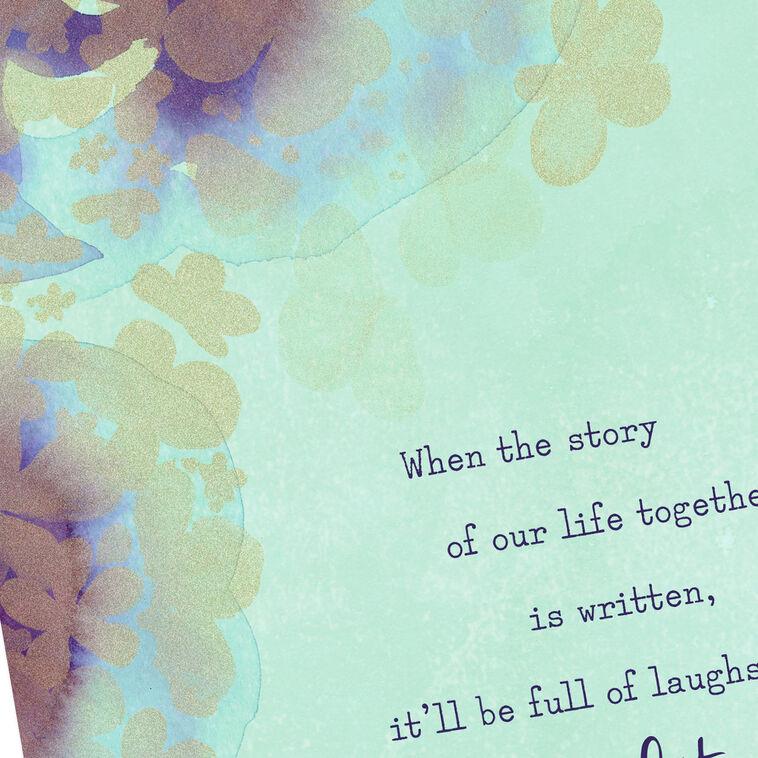 Hallmark Our Story Is Full Of A Lot Of Love Anniversary Card
