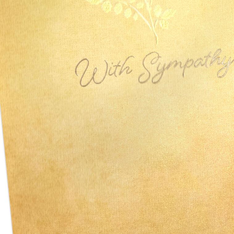Hallmark Our Thoughts And Prayers Are With You Sympathy Card