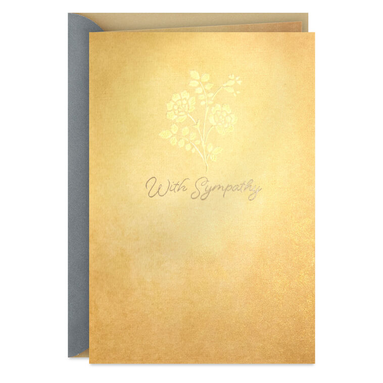 hallmark Our Thoughts and Prayers Are With You Sympathy Card