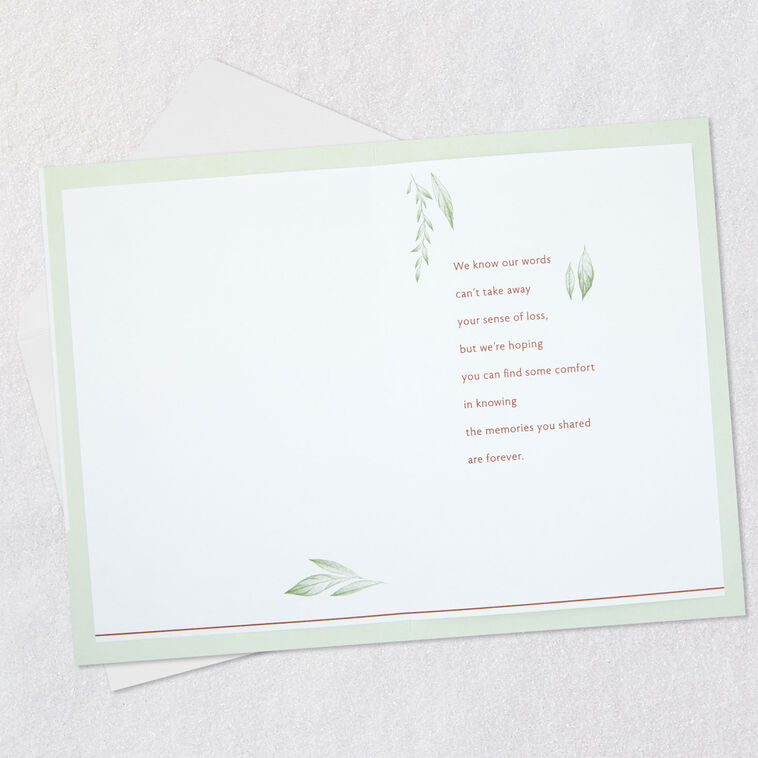 Hallmark Our Thoughts Are With You Sympathy Card From Us