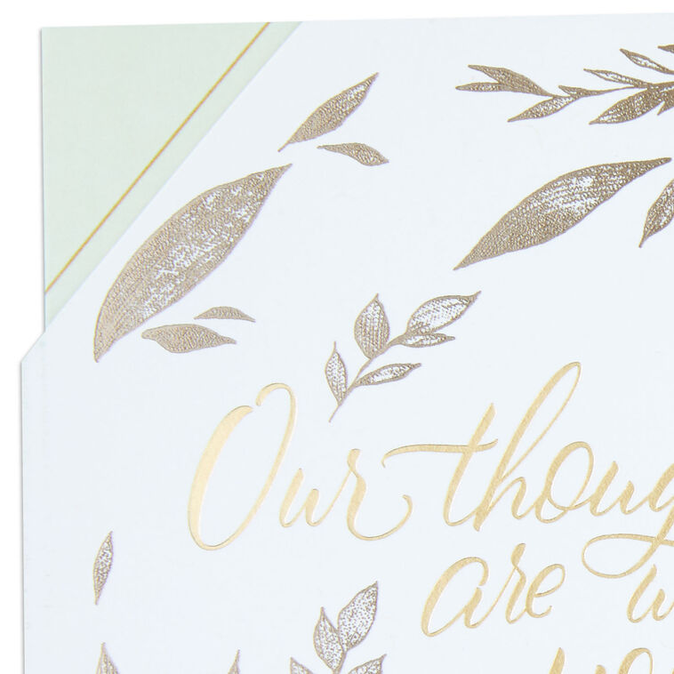 Hallmark Our Thoughts Are With You Sympathy Card From Us