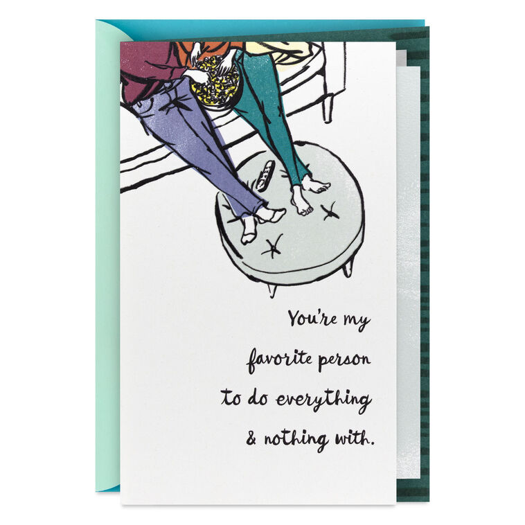 hallmark Our You-and-Me Time Is My Favorite Time Love Card