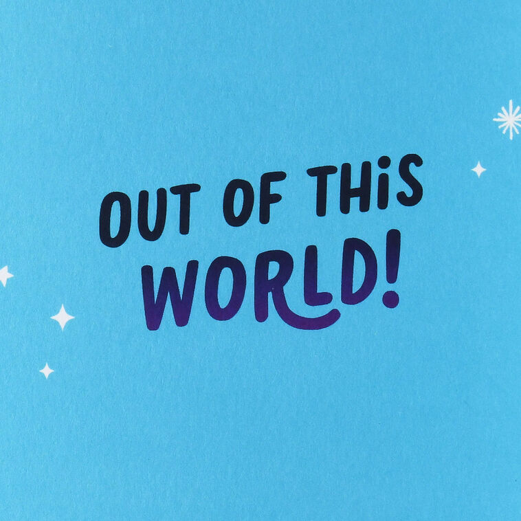 Hallmark Out Of This World Half Birthday Card For Kid