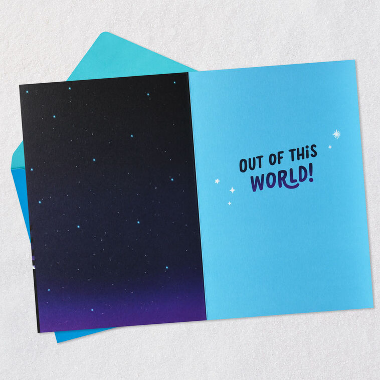 Hallmark Out Of This World Half Birthday Card For Kid