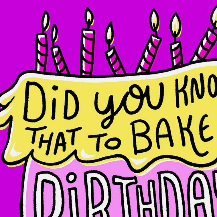 Hallmark Pardon My Domestic Skills Funny Birthday Card