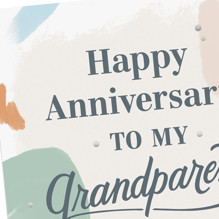 Hallmark Partners In Life And Love Anniversary Card For Grandparents