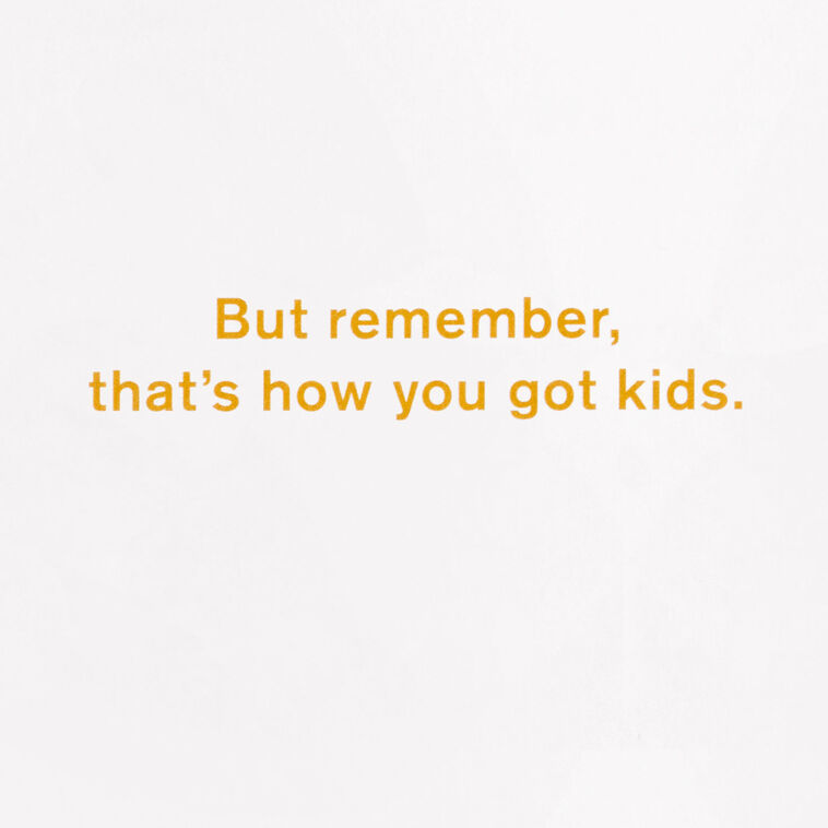 Hallmark Party Like You Did Before Kids Funny Birthday Card