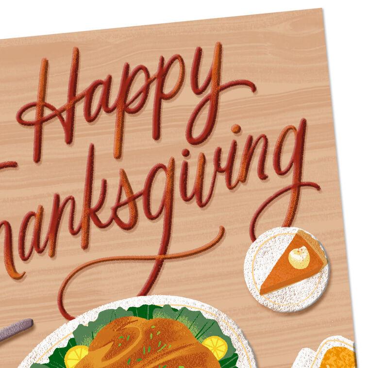 Hallmark Pass The Blessings And Pour On The Thanks Thanksgiving Card