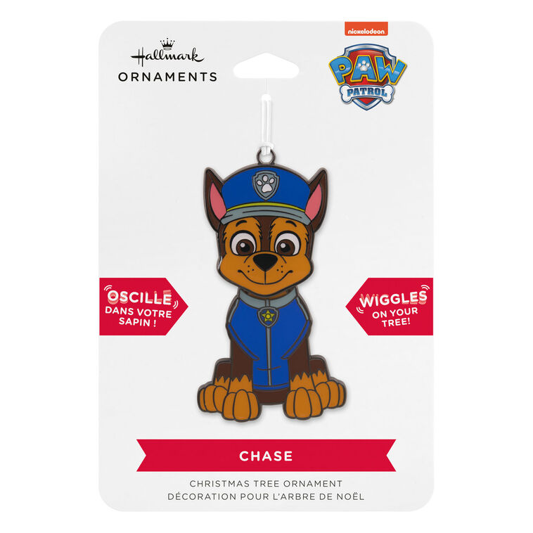 Hallmark Paw Patrol™ Chase Moving Metal Hallmark Ornament