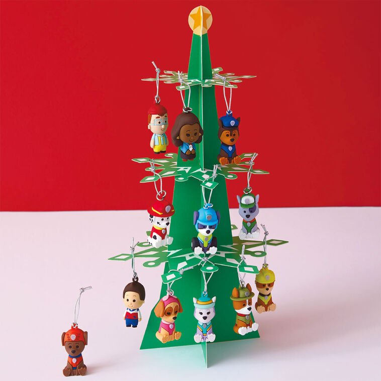 hallmark Paw Patrol™ Hallmark Countdown Calendar Paper Tree Set With 12 Mini Ornaments