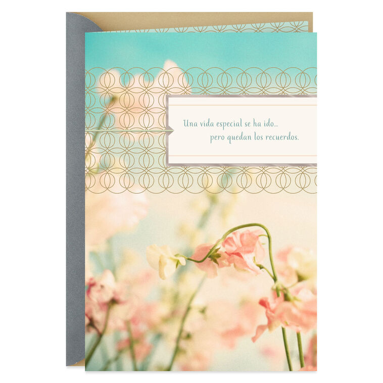 hallmark Peace and Comfort Religious Spanish-Language Sympathy Card
