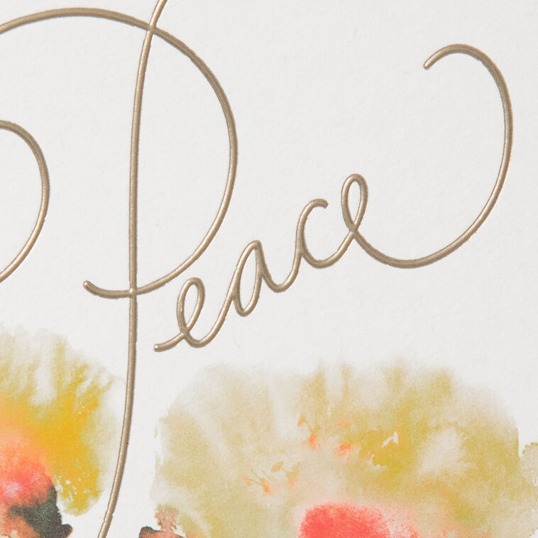 Hallmark Peace And Comfort To Heal Your Heart Sympathy Card