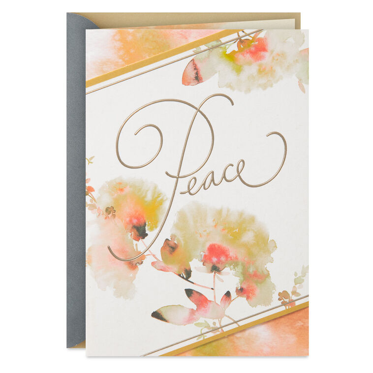 hallmark Peace and Comfort to Heal Your Heart Sympathy Card