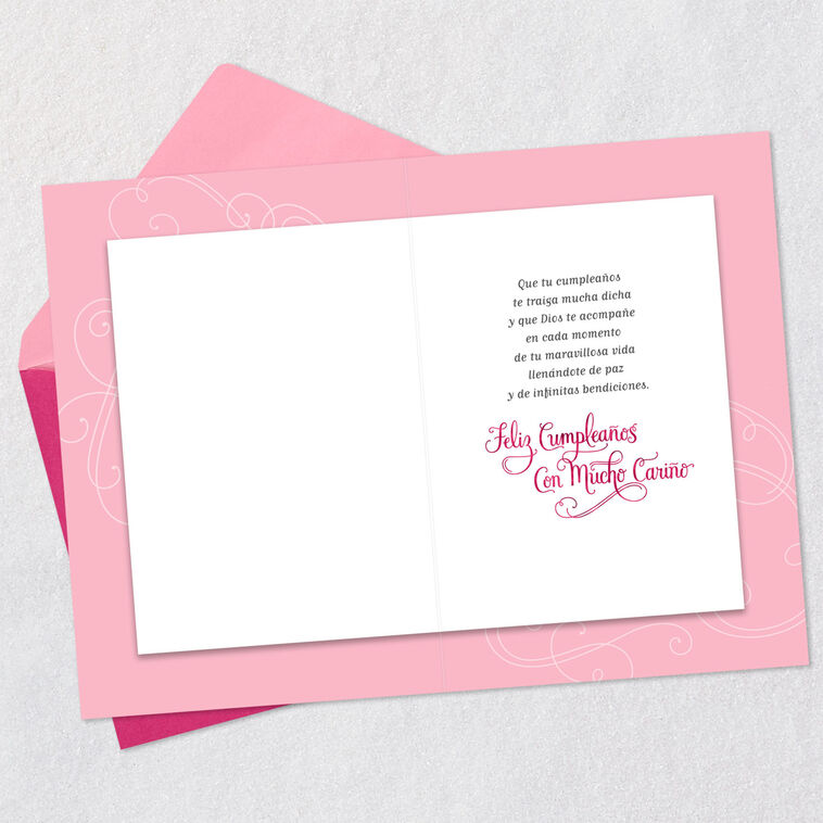 Hallmark Peace And Infinite Blessings Spanish-Language Religious Birthday Card For Sister