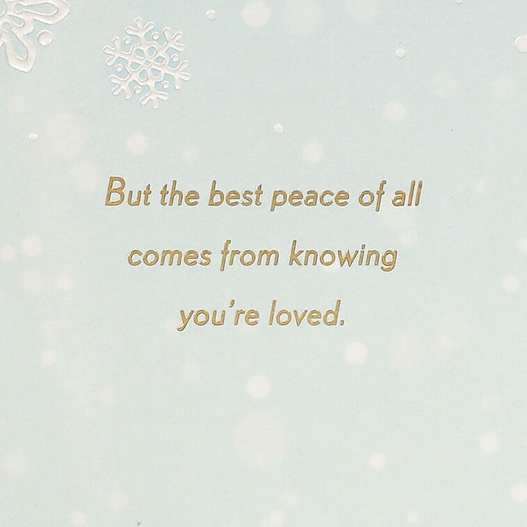 Hallmark Peace And Love Christmas Card For Daughter