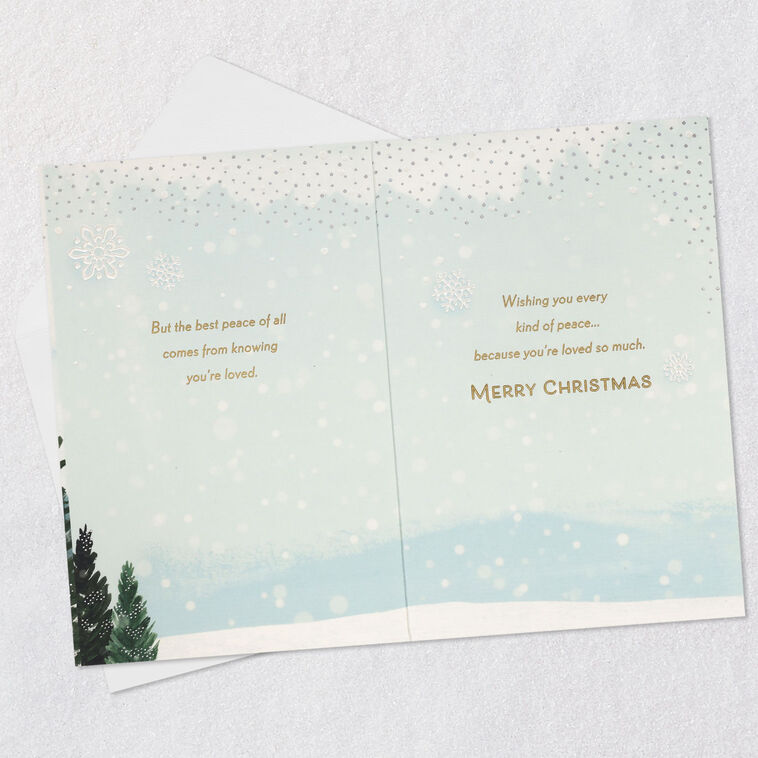 Hallmark Peace And Love Christmas Card For Daughter