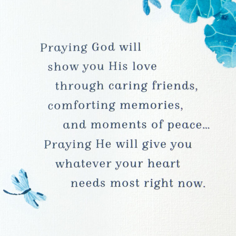 Hallmark Peace Comfort And Caring Religious Sympathy Card