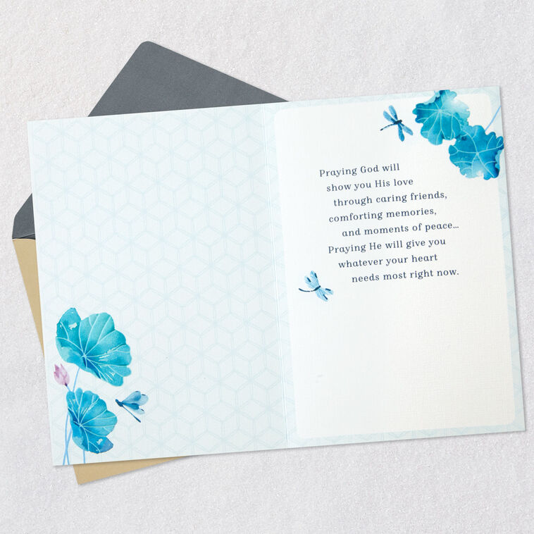 Hallmark Peace Comfort And Caring Religious Sympathy Card