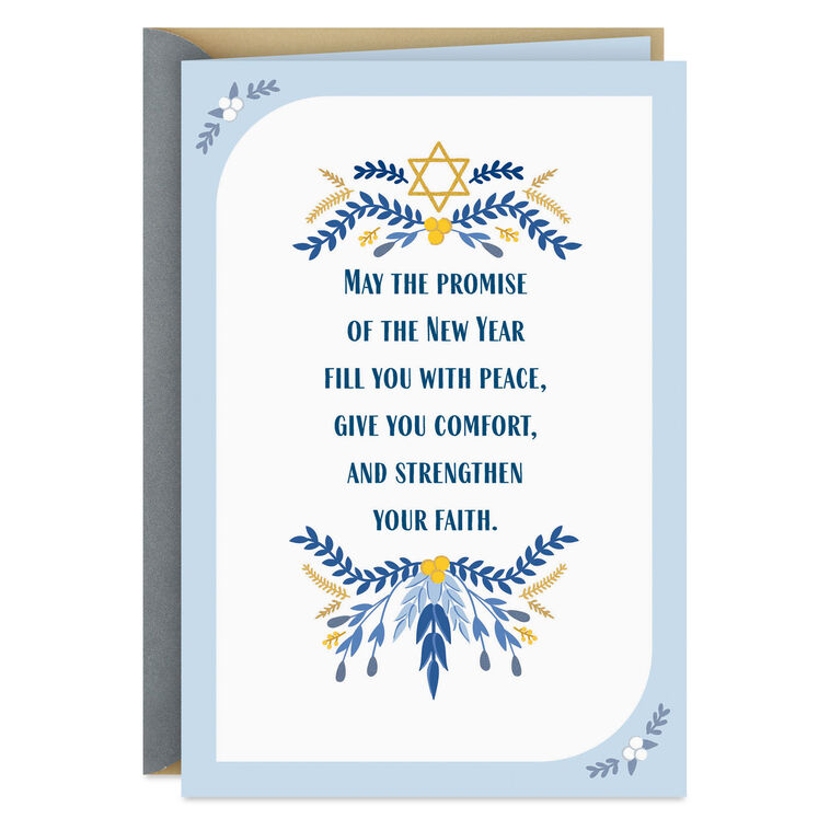 hallmark Peace Comfort and Faith Rosh Hashanah Card