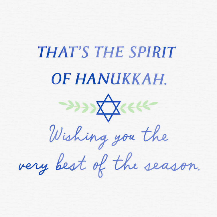 Hallmark Peace Freedom And Love Dove And Star Of David Hanukkah Card