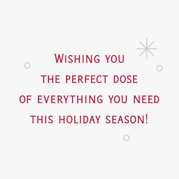 Hallmark Peace Joy Good Health Holiday Card For Healthcare Professional