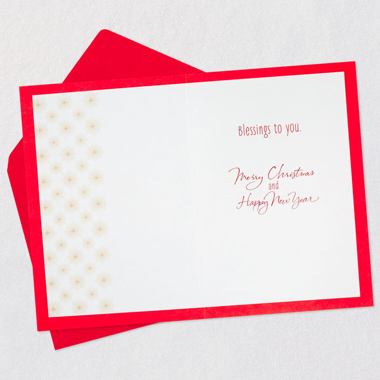 Hallmark Peace Joy Love And Blessings Christmas Card
