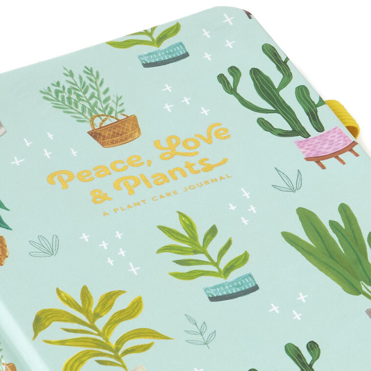 Hallmark Peace Love And Plants Plant Care Prompted Journal