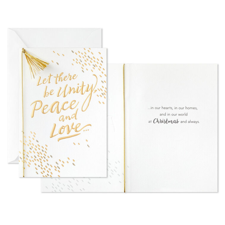 Hallmark Peace Unity And Love Boxed Christmas Cards Pack Of 12